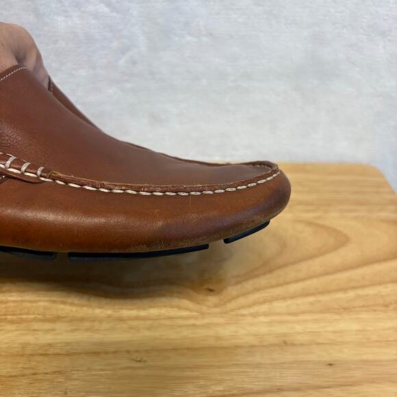 Cole Haan Venetian Brown Leather Slip On Driving Loafer Shoe Mens Size 9.5 - Picture 11 of 12